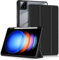 Yiernuo Funda para Xiaomi Pad 6S Pro 12.4 Pulgadas 2024 Tablet,Folio Translúcido Carcasa con Soporte Función y Auto-Sueño/Estela,Negro