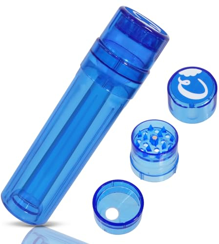 Drehmaschine Konisch SOARFLY Drehmaschine Joint mit Grinder Roller und Aufbewahrung Zigarettenstopfmaschine Joint Roller für Spice, Kräuter, Gewürze, Herb, Blau