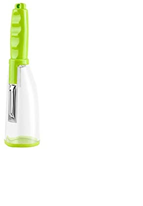 Pelapatate Pelaverdure con contenitore Patata Carota Mela Tritatutto Cucina Frutta Pelapatate Affettatrice in acciaio inox Coltello for sbucciare Gadget pelapatate