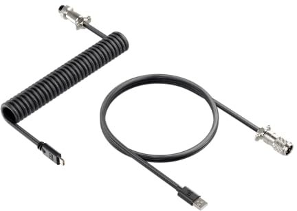 Newskill Coil Cable Cable en Espiral USB-C Azul