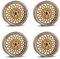 4x Borbet Felgen B 8x18 ET35 5x120 gold rim polished kompatibel mit BMW 1er 2er 3er 4er 5er 6er M3 X1 X3 X4 Z3 Z4