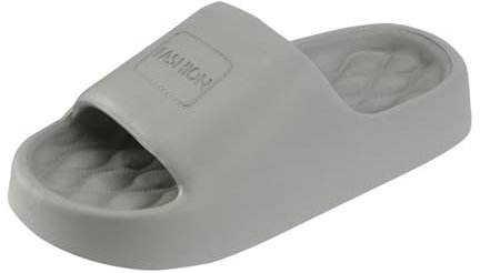 Orthopädische Hausschuhe Damen - Sommer Slingback Orthopädische Slide Plateau Schwarz Sommer Pantoletten Sommer Leichte rutschfest Sandals mit Weiches Fußbett Damen Leder Comfort für Kinder Adults