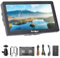 Portkeys HD7H Kamera Field Monitor 1000Nit 7 Zoll 4K HDMI Camera Monitor mit Akku, HD 1920x800 IPS mit Sonnenschutzhaube für Sony Canon Nikon DSLR Kameras