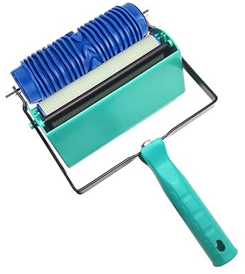 5in Pattern Paint Roller, Rubber Roller Texture Roller Tool with Beautiful Patterns Pattern Roller for Wall Decoration (ZZ0080 Circle)