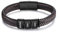lorajewel Armband für Herren mit Gravur Personalisierte Geschenke für Männer Schwarz Edelstahl Lederarmband Herren mit Namen Geschenk für Vatertag Weihnachten Valentinstag (3 Namen)