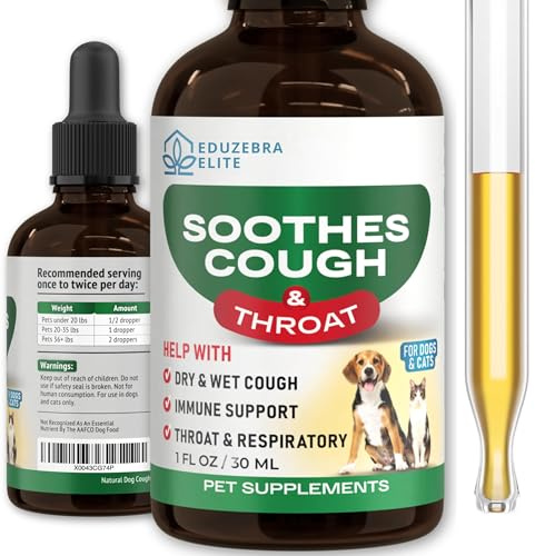 Kennel Cough Drops For Dogs & Cats Relief Dry And Wet Pet Allergy - Of All Breeds Sizes