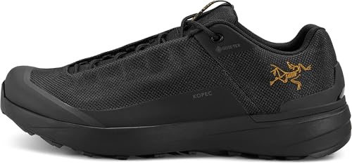 Arc'teryx Kopec GTX Shoe Men's | Waterproof Hiking and Trekking Shoe | Black/Yukon, 12