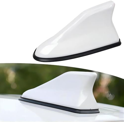 Car Shark Fin Aerial, for Nissan X Trail Qashqai 2014-2018 waterproof Antenna Base Low Wind Resistance Auto Radio Signal Aerial Accessories Decorative Top Mounted Roof Aerial,A