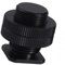 Adaptador de zapata caliente de metal a prueba de golpes para cámara de 5/8 a 1/4 pulgadas con cabeza de tornillo de montaje de micrófono accesorios