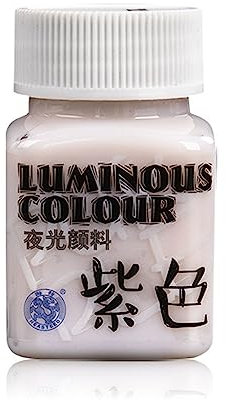 YIZITU Glow Paint Peinture acrylique fluorescente multi-surfaces pour intérieur et extérieur et peinture phosphorescente activée par la lumière noire