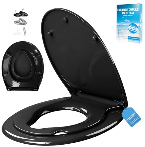Toilet Seats (Oval Family Seat Black)