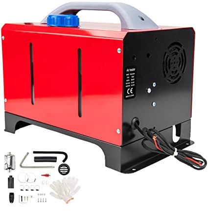 Chauffage diesel 12 V 5 kW, kit de chauffage de stationnement avec silencieux et télécommande LCD, ventilateur de chauffage diesel portable silencieux pour voiture, camion, bateau, bus, camping-car