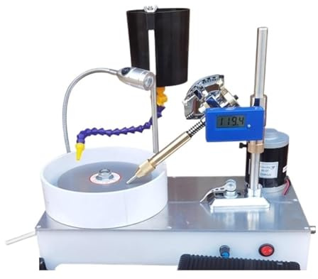 110-240V macchine per levigare pietre da gioielleria di precisione, macchine per modellare per la copertura, macchine da gioielleria Jade Stone Polisher(schermo digitale)