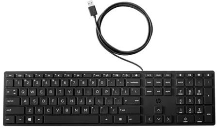 HP Desktop 320K - Keyboard - USB - QWERTY - English (Pack of 12)