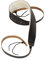 Levy's Leathers Pm14-dbr Leather Banjo Cradle Strap - Dark Brown