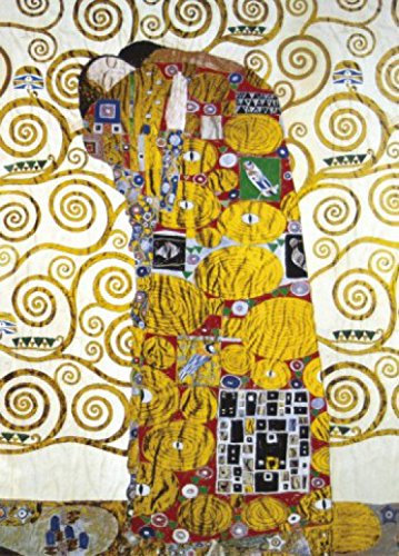 1art1 Gustav Klimt L'Embrassement (Détail), 2 Parties Poster Papier Peint 250x180 cm