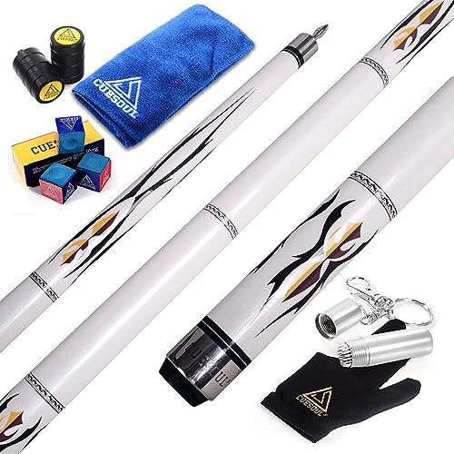 DHOLE CUESOUL 58 2 Piece Maple Billiard Queue 19 Unzen U102