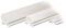 DIWARO Rolladenkasten-Abdichtung, Länge 1250 mm, Spaltabdeckung 21 32mm. Trägerfarbe weiss. (Rolladenabdichtung Länge 1.25m | für Spaltabdeckung 21-32 mm | Farbe weiss)