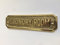 LAUNDRY ROOM Door Sign Solid Brass with a Polished Lacquered Finish 22 x 3.5 cm comes with Screws DSN-17-PL