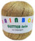 Rainbow Glitter fein in der Farbe Gold - feines Glitzer-Bändchengarn auf 25 Gramm Knäuel