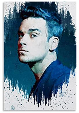GUCII Robbie Williams Poster dekorative Malerei Leinwand Wandkunst Wohnzimmer Poster Schlafzimmer Malerei 08x12inch(20x30cm)