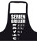 Dressfactor Grillschürze für Männer | Seriengriller | Grill-Schürze mit Spruch lustig BBQ Grillen Uni Farbe Schwarz