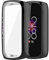 AISPORTS 2 Stück Hülle Kompatibel mit Fitbit Luxe Hülle mit Displayschutz, Ultradünne Weiche TPU Silikon Stoßfänger Hülle Volle Abdeckung Schutzhülle für Fitbit Luxe Activity Tracker Wellness Tracker
