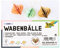 folia 49222 - Wabenbälle Sweet, Weihnachtsanhänger 3er Set, Durchmesser ca. 8 cm, faltbare Weihnachtsdeko für innen