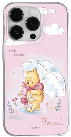 ERT GROUP mobile phone case for Apple Iphone 14 PRO MAX original and officially Licensed Disney pattern Winnie the Pooh and friends 009 adapted to the shape of the mobile phone, case made of TPU