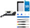 for iPhone Xr Ear Speaker Replacement Repair Kit NEW Front Earpiece Module with Ambient Light Sensor Part Proximity Sensor Flex Cable Connector Fix Tools Kit for iPhoneXR A1984 A2105 A2106 A2108