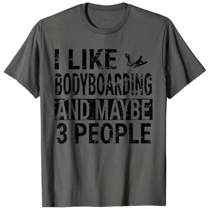 Bodyboard Design Bodyboarding Wellen Sport T-Shirt