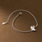 LAYCHEN Echtes 925 Sterling Silber Armband Für Frauen Hochzeit Valentinstag Süße Ginkgo Biloba Blätter Armband Schmuck