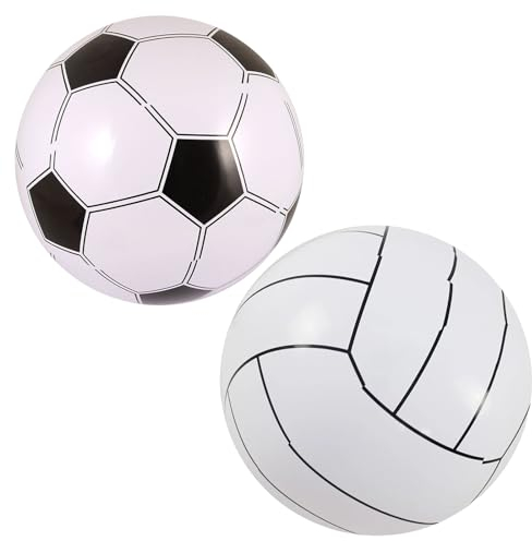 Wasserball Aufblasbar, Aufblasbare Wasserbälle, Aufblasbarer Fußball, Aufblasbare Strandbälle, Aufblasbarer Volleyball, Inflatable Water Ball, Inflatable Beach Ball, für Strand Pool Partyzubehör