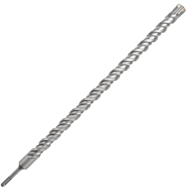 hsawbit SDS Plus Forets pour marteau perforateur 35 mm x 460 mm Mèche à maçonnerie à pointe croisée en carbure pour murs de briques, béton, pierre