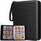 Card Binder 9-Pocket, 1080 Pockets Trading Card Album with 60 Removable Sleeves, Waterproof Card Collection Folder, Zipper Card Folder Card Holder for MTG, TCG, Sports & Game Cards