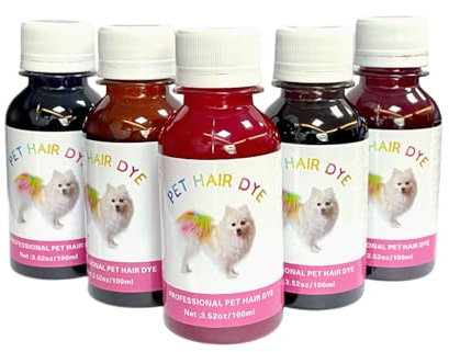 OMY IRIS Tinte para el pelo inofensivo y no tóxico para mascotas, suaviza el cabello brillante, tinte para el pelo de perro, 100 ml, crema profesional para teñir el pelo de mascotas, gatos, perros,