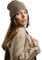 TODO 50% Kaschmir Beanie Damen, Merino Slouchy Beanie Mütze Merino für Frauen - wintermütze Wolle Mütze Kaschmir Brown