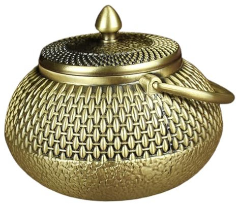 Cabilock Décoration Artisanale Laiton Théière Miniature Décoration De Théière Ornement De Bureau Laiton