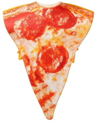 Baoblaze Costume da Pizza per Bambini, Accessorio per Cosplay, Divertente Vestito da Cibo per Carnevale