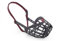 Ancol Dog Muzzle Gentle Strong Secure Basket Style for Aggressive Pets - Durable Plastic Biting Control Clear - 28cm L x 9.5cm W - Size 7