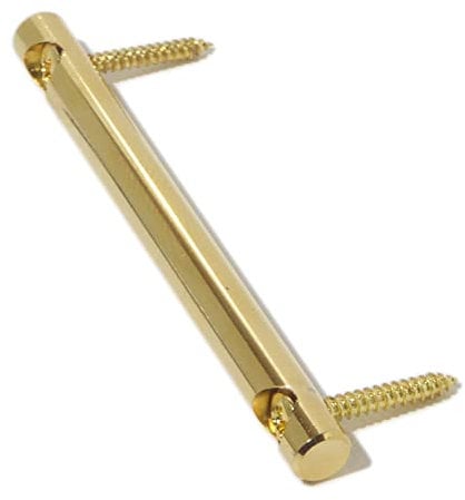 Bass guitar string retaining tension bar/tree in gold