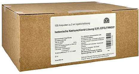 ISOTONISCHE NaCl Lösung 0,9% Eifelfango Inj.-Lsg. 100X2 ml