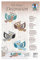 Ursus 21900099 - 3D Paper Dekoration Eulen, blau/beige, Material für 24 Eulen, ca. 10 x 10 cm, 3 lagig, inklusive Bastelanleitung, ideal zum Dekorieren von Karten, Scrapbooking und Geschenken