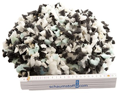Unbekannt Schaumstoffflocken Flocken Füllmaterial aus Schaumstoff für Kissen und Polster, Kg:5 Kg