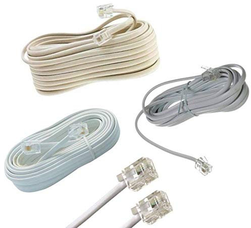 DOBO Filo Prolunga Telefonica Matassa Cavetto, 15 Metre Lunghezza