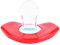 Baby Schnuller Lustiger Lippen Schnuller Dummy Lebensmittel Qualität Silikon Beißring Massieren Baby Schnuller(rot)