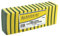 Estropajo de Fibra Verde Profesional Extra Fuerte con Esponja 15x10 cm. Caja 42 Unidades
