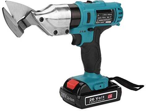 Cesoie per Metallo Elettriche Cordless Professionali, Kit di Taglierine per Metallo a Velocità Costante per Forbici Portatili al Litio Ricaricabili in Acciaio Inossidabile per Metallo Lamiera di Ferro