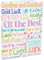 Piccadilly Greetings Group Ltd Sloane Graphics Abschiedskarte Goodbye and Good Luck, 298 mm x 222 mm, Braun, Grün, Rot, Beige