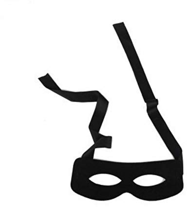 Halloween Mask Zorro Blindfold COS Role Playing Zorro Half Face Mask Show Ball Movie Props